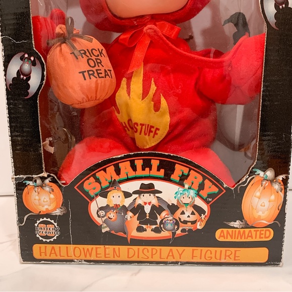VTG 1995 Telco Small Fry Animated Halloween Display Little Devil Animated - Picture 11 of 15
